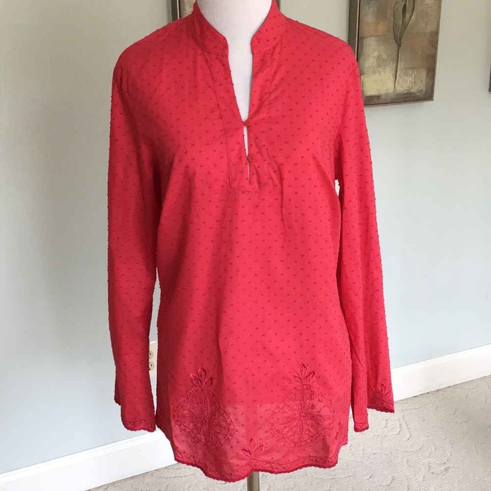 EUC Talbots pink tunic